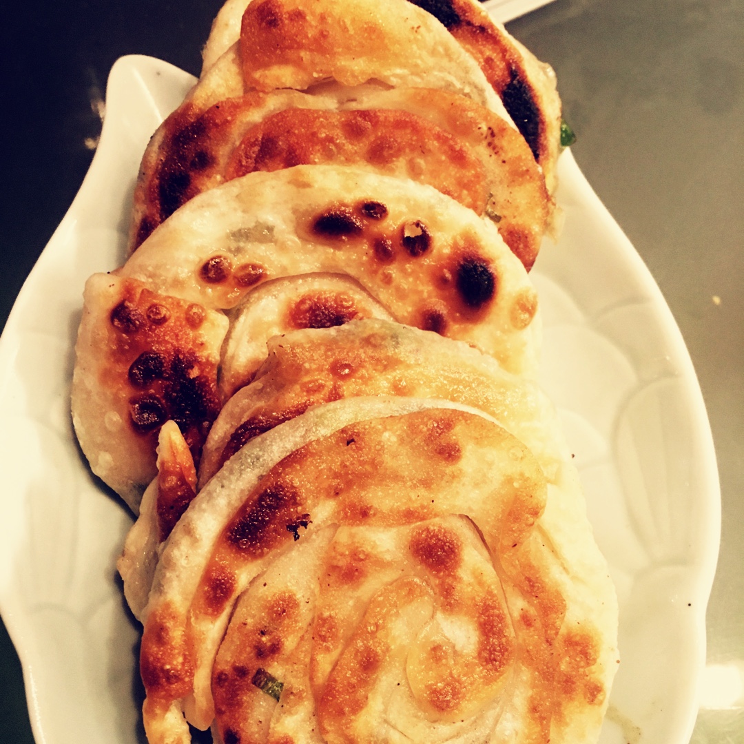 饺子皮葱油饼
