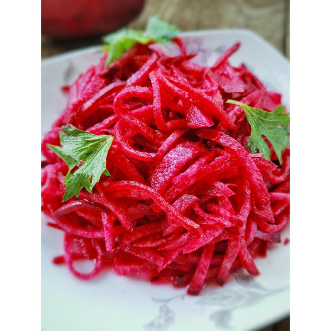 紫气东来‼️凉拌紫美人萝卜