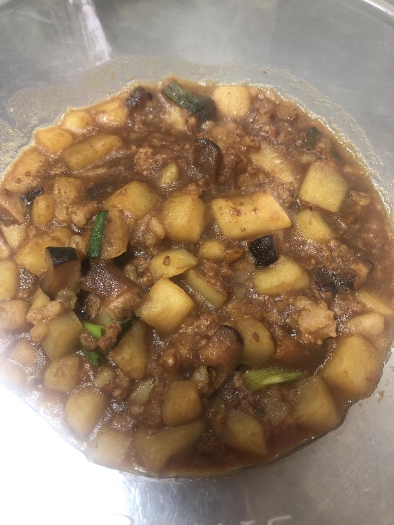 ㊙️香菇土豆肉沫拌饭❗️比外卖还好吃