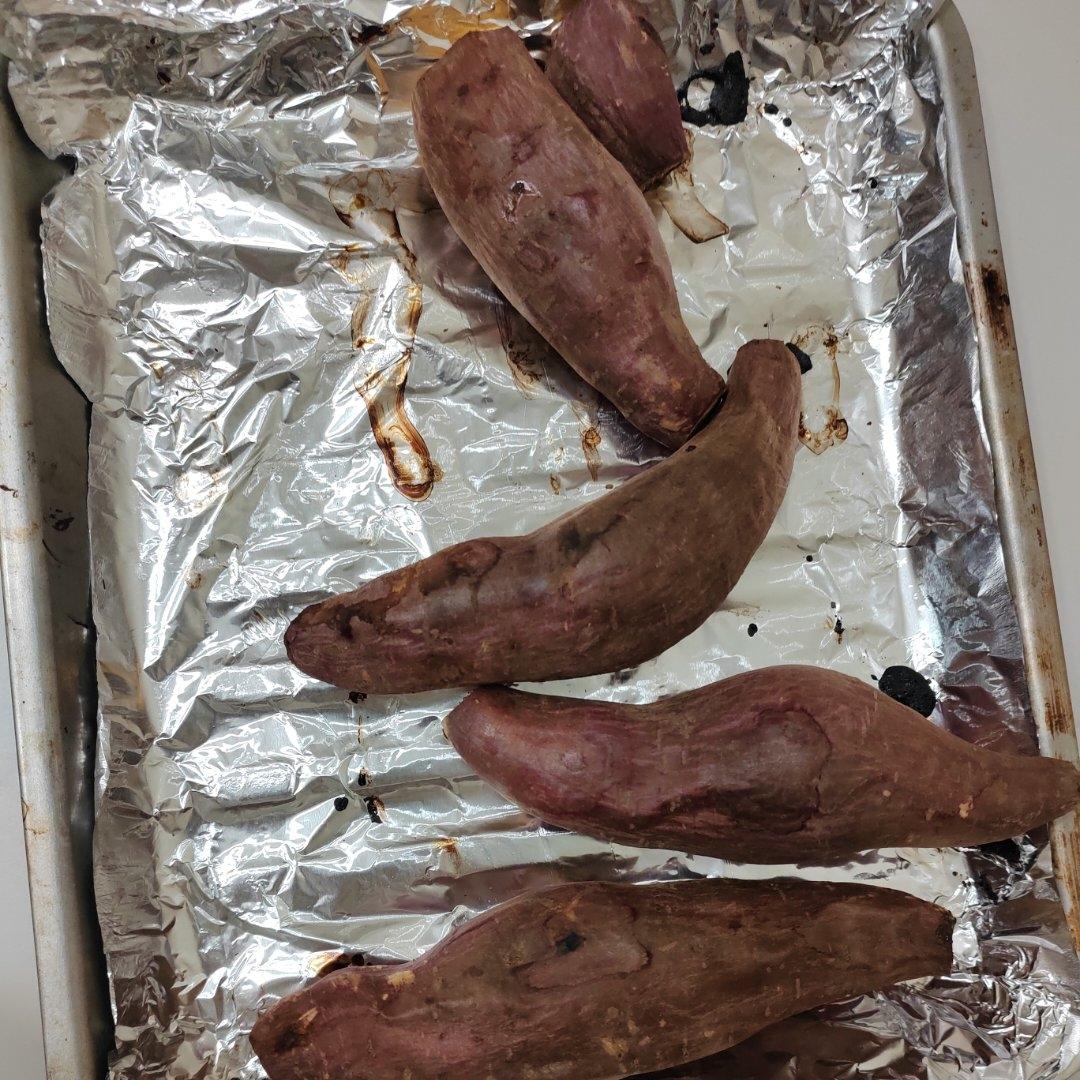 【糯唧唧的烤红薯】糖油四溢皮肉分离外糯里嫩吸溜着吃！