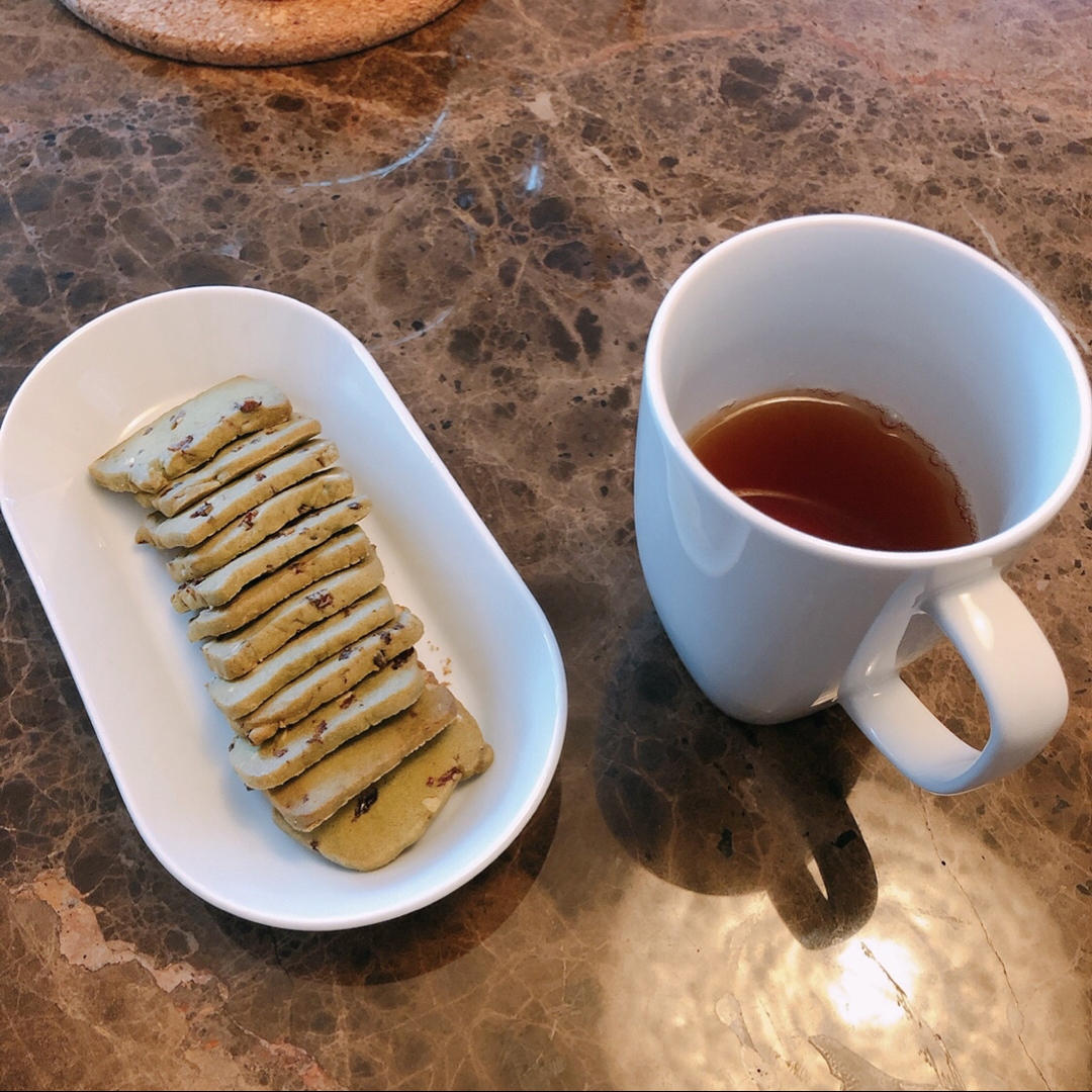 抹茶蔓越莓饼干