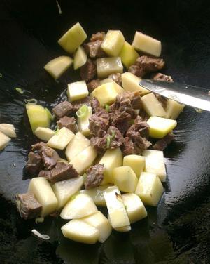 咖喱牛腩土豆盖浇饭的做法 步骤2