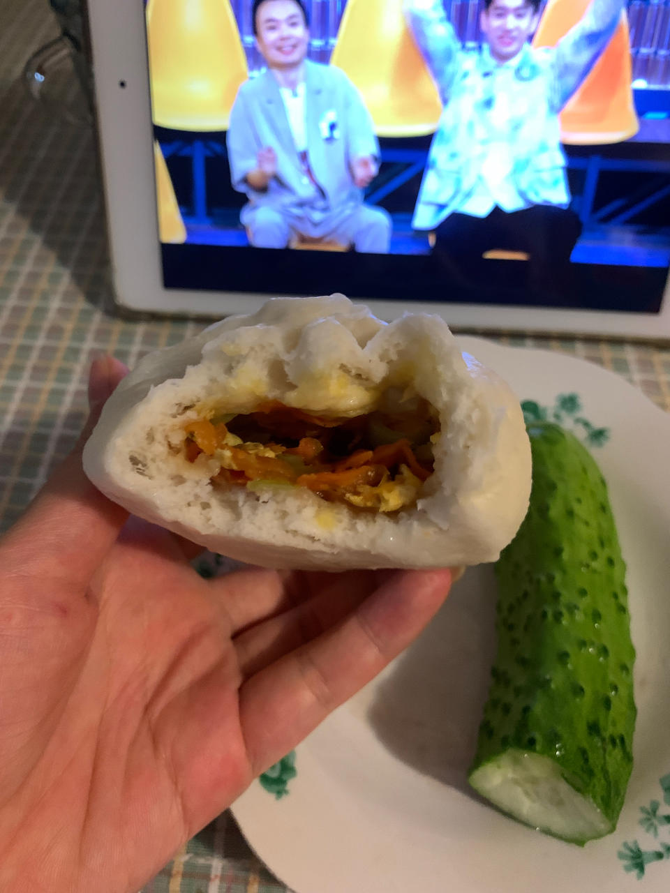 ♨️包子好吃的密码💯给肉都不换的胡萝卜木耳鸡蛋素馅包子