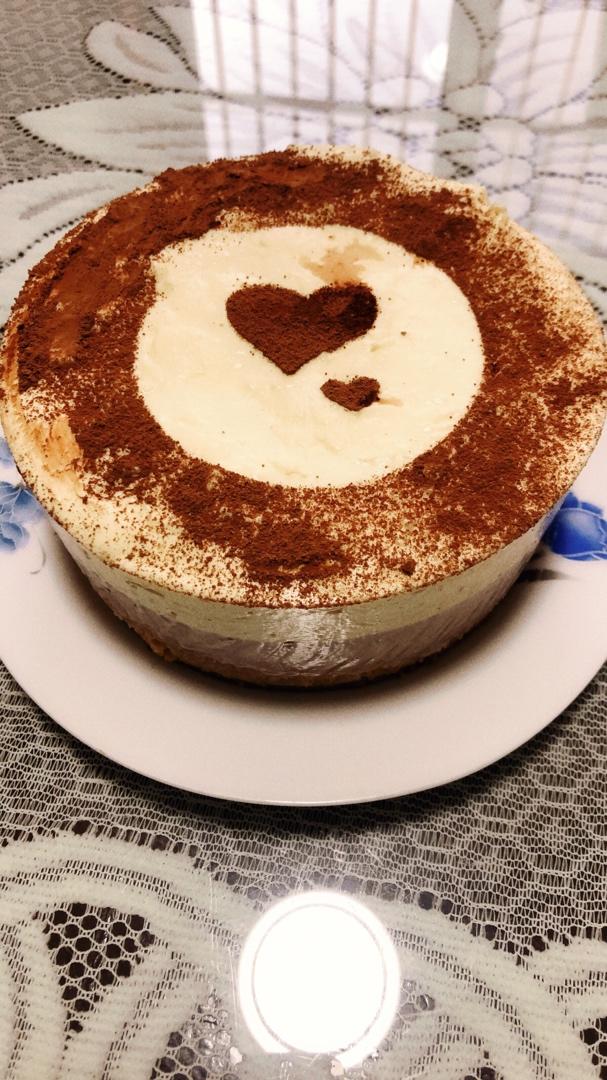 芝士巧克力双层慕斯