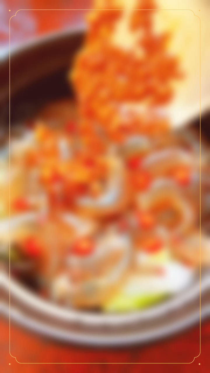 超好吃又简单娃娃菜粉丝虾煲