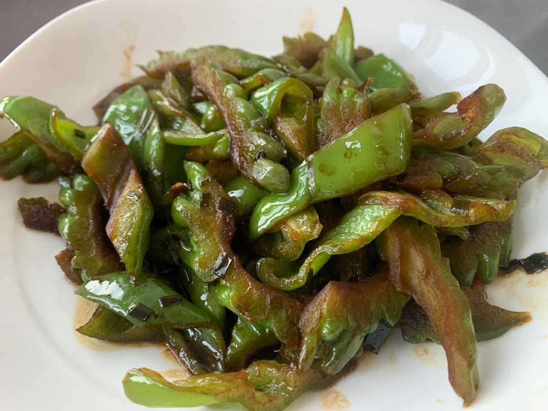 下饭菜（尖椒炒苦瓜）