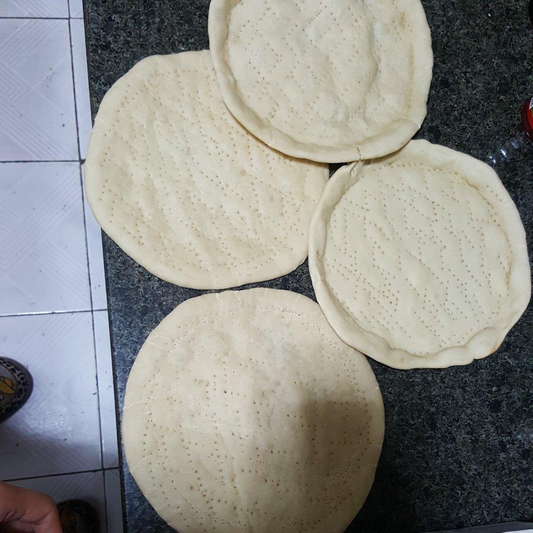 八寸披萨饼皮（四个）制作