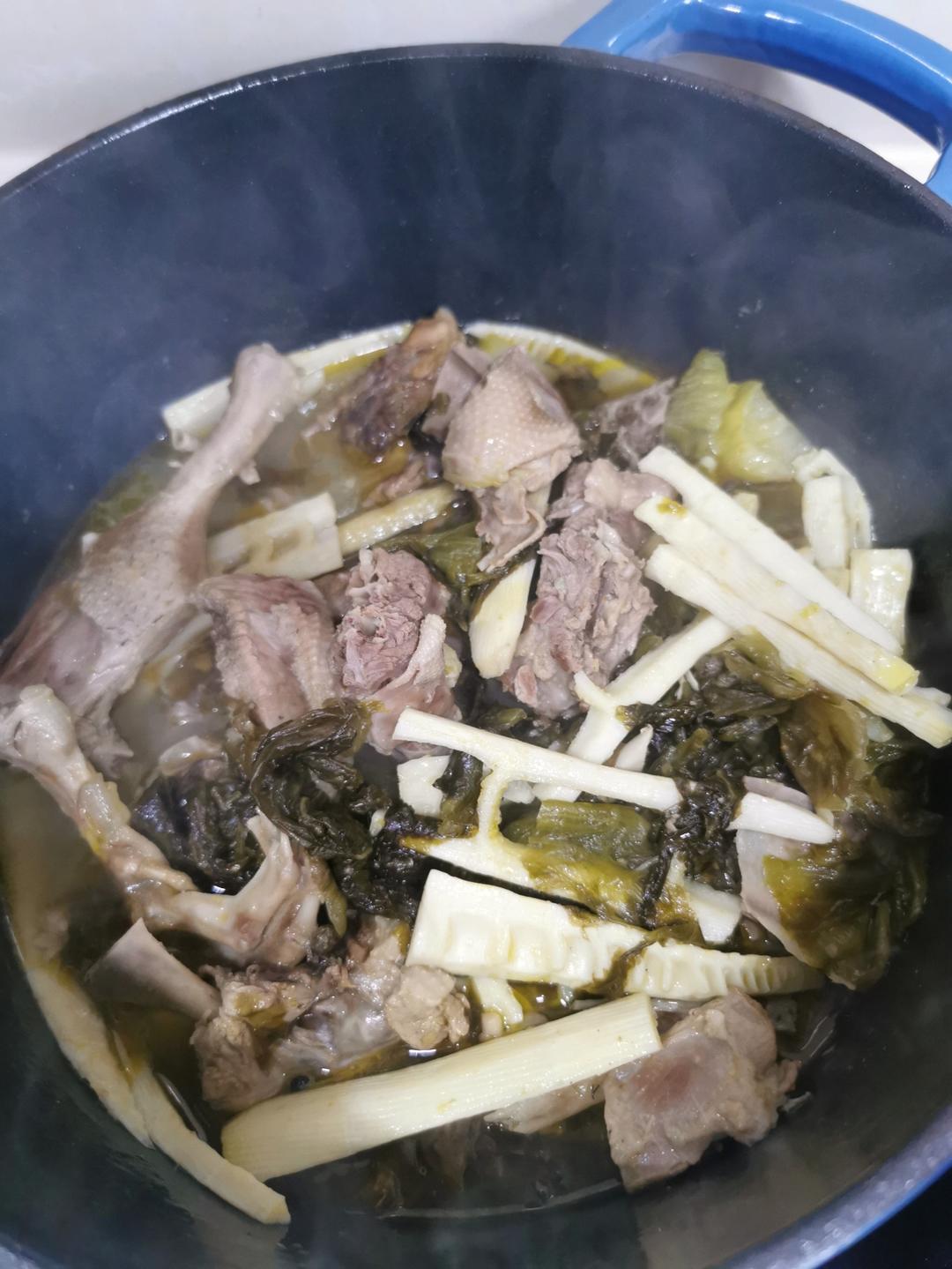 ㊙️腊味‼️笋干炒腊板鸭‼️妈妈的味道