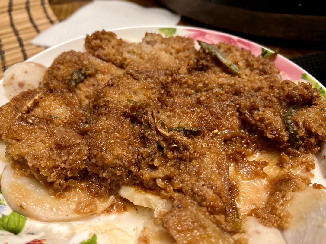 得到爸爸真传的川味粉蒸肉