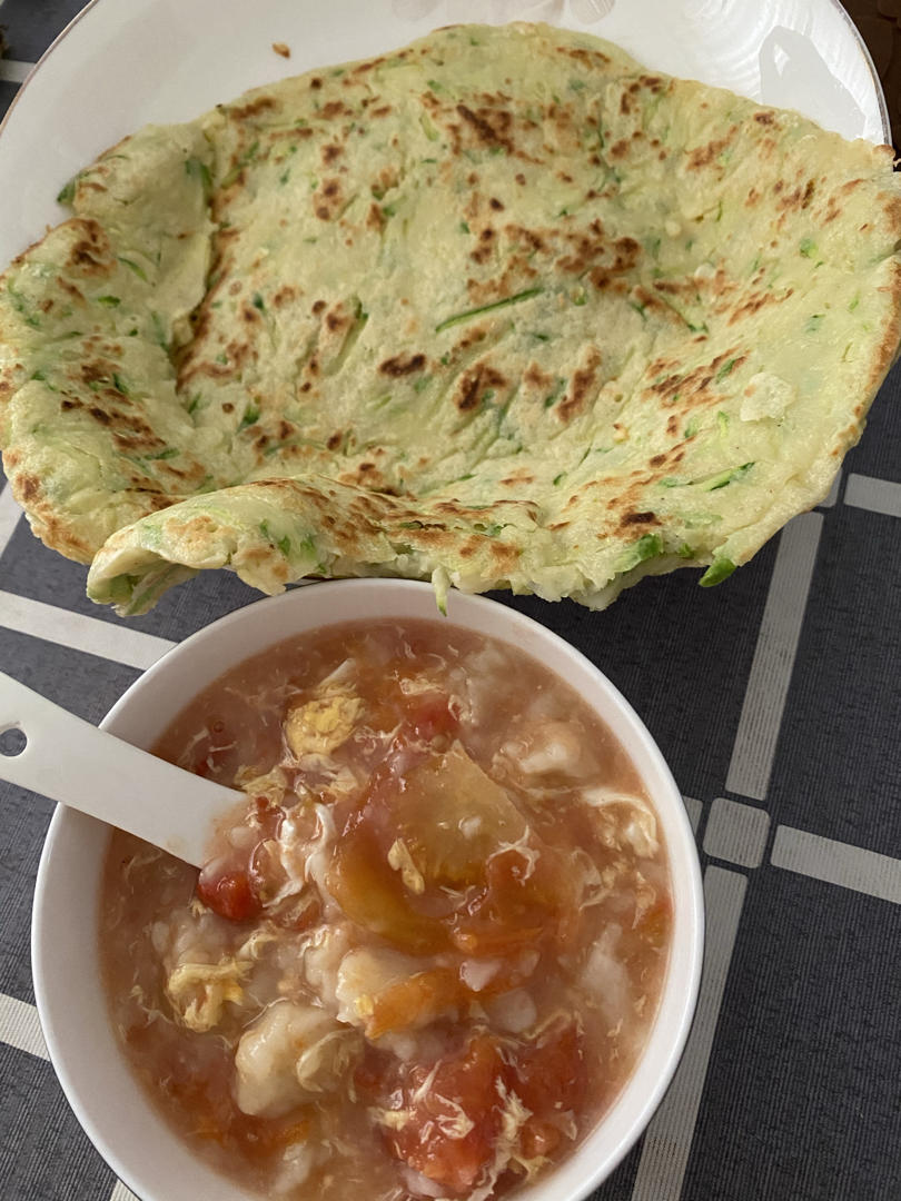 简单早餐-疙瘩汤