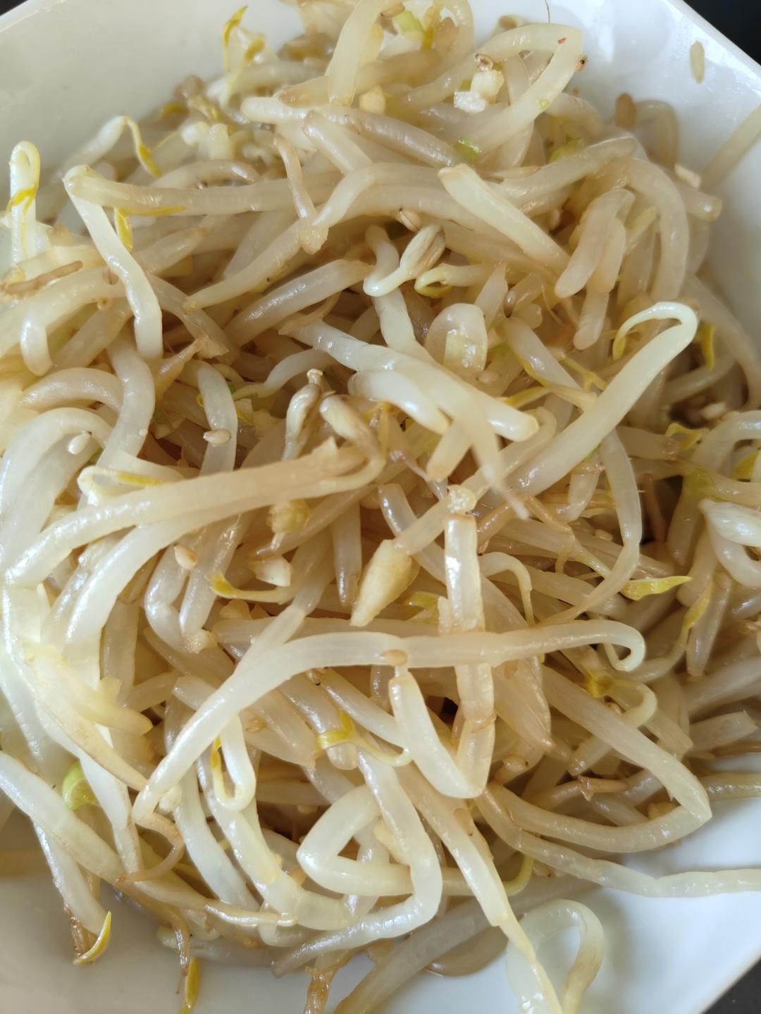 超简单韩式小菜 凉拌豆芽