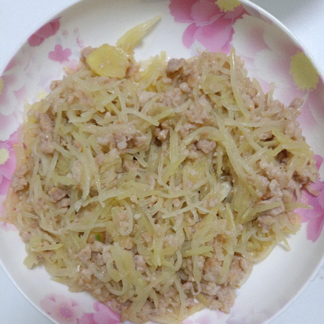 肉末炒土豆丝