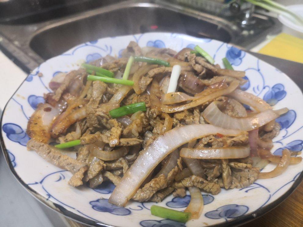 洋葱牛肉丝