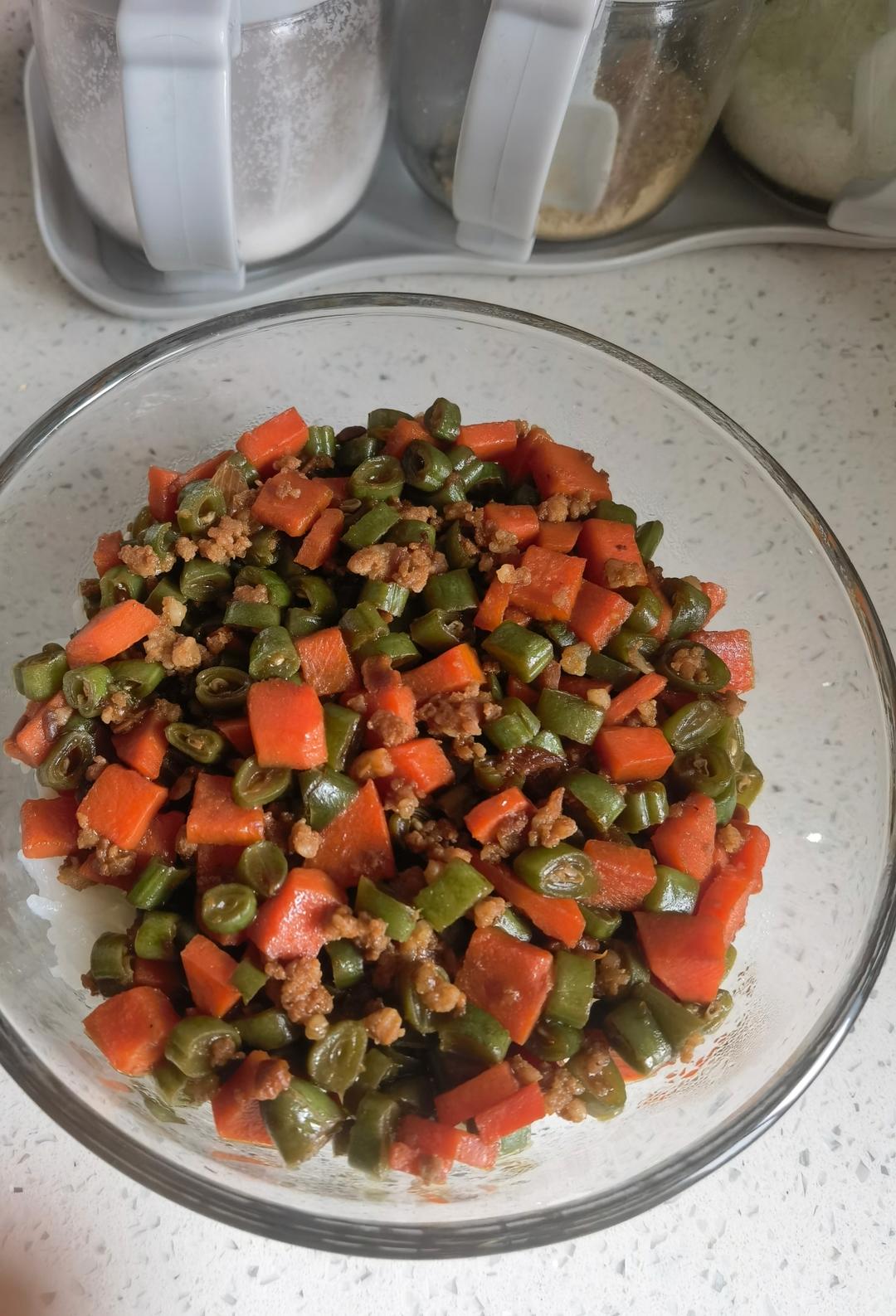 肉沫豆角土豆，简单易上手炒菜，米饭好搭档