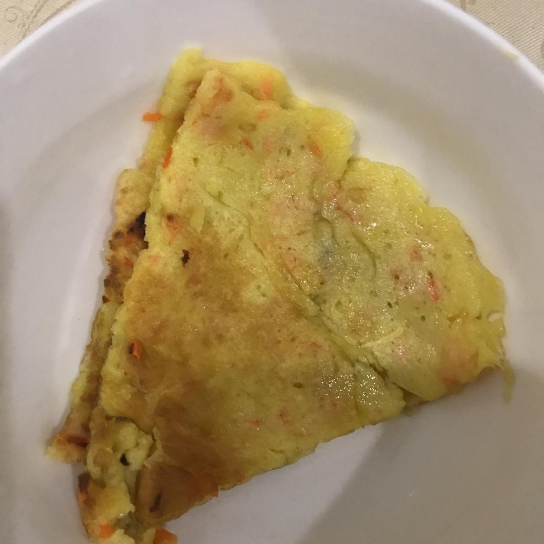宝宝早餐蔬菜鸡蛋饼
