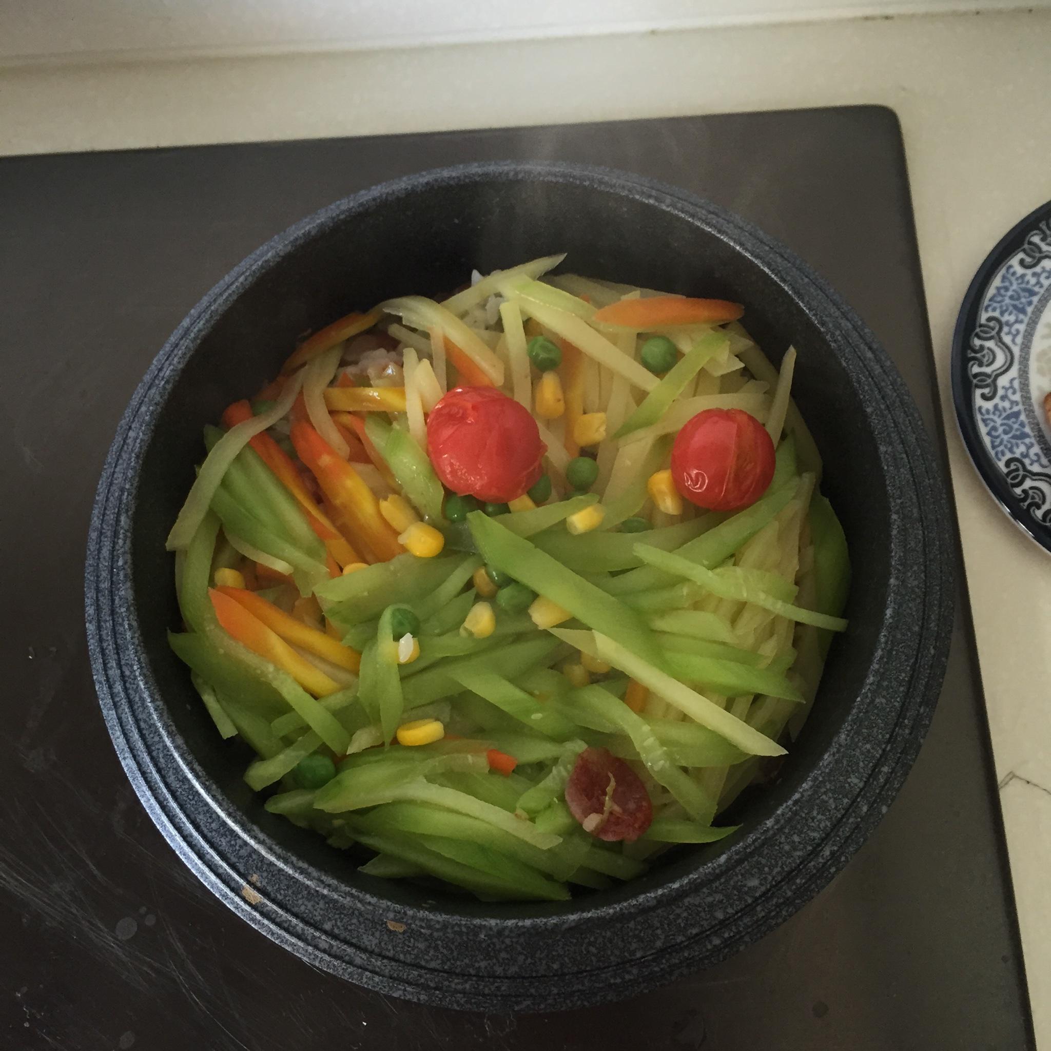 石锅拌饭的做法