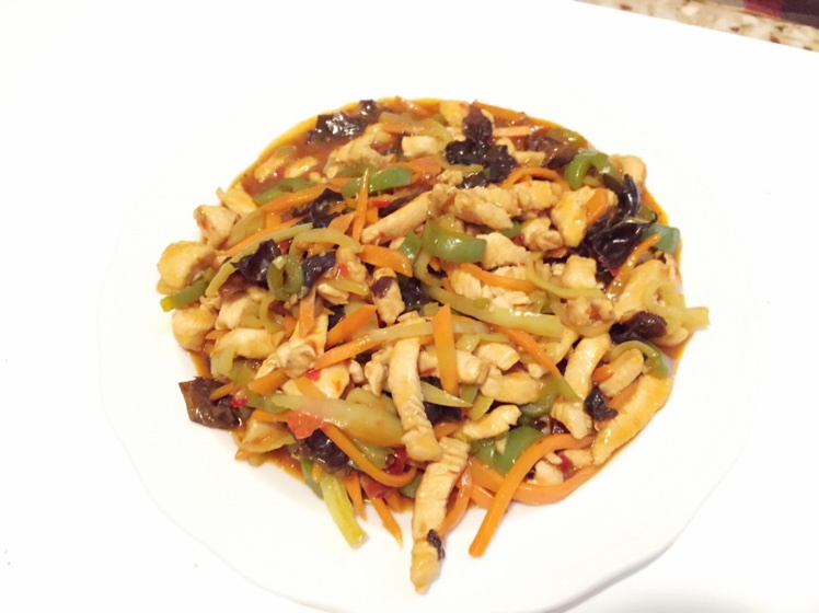 鱼香鸡丝