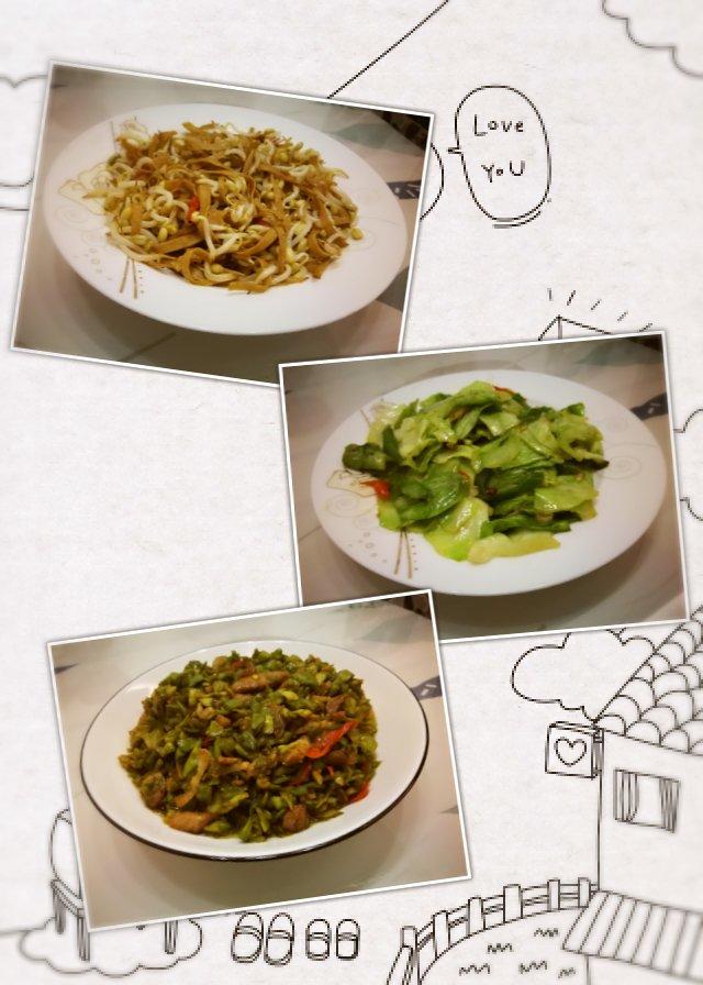 贡菜红椒段炒肉丝