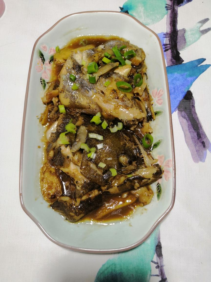 红烧碟鱼头的做法