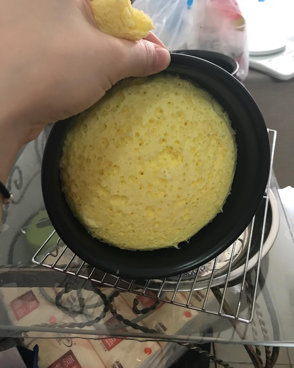 零失败戚风蒸蛋糕（8寸）可做蛋糕胚（另附红丝绒蒸蛋糕做法）