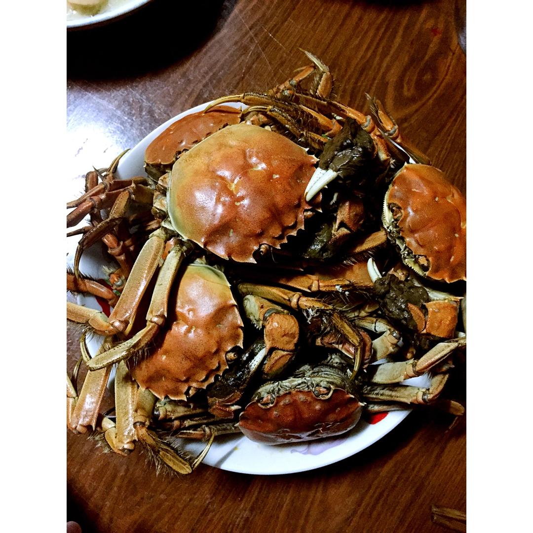 清蒸大闸蟹