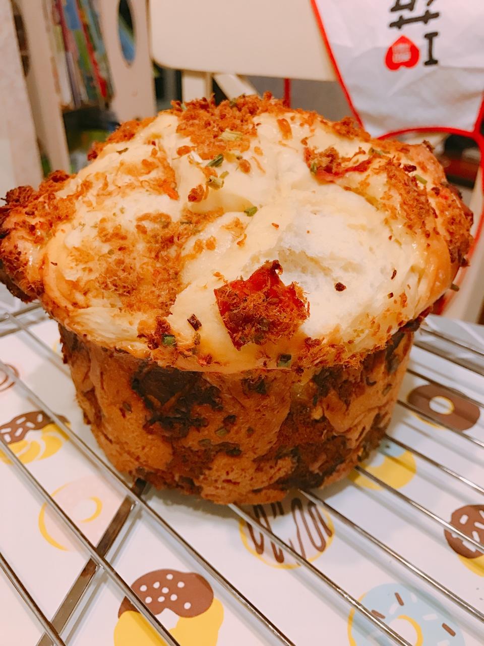 肉松手撕面包—超软会爆浆的面包哟