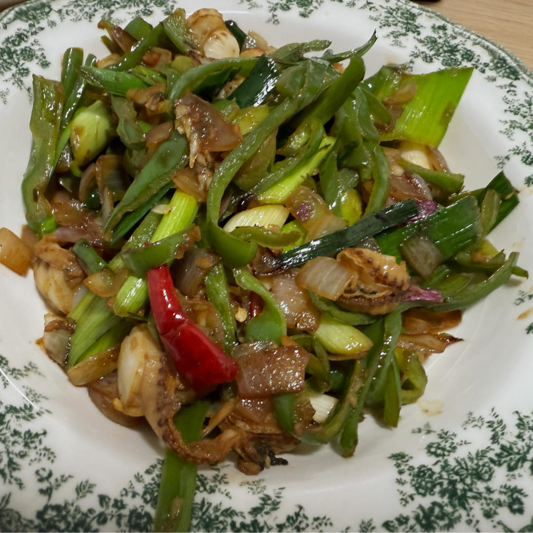 家常小炒扇贝肉