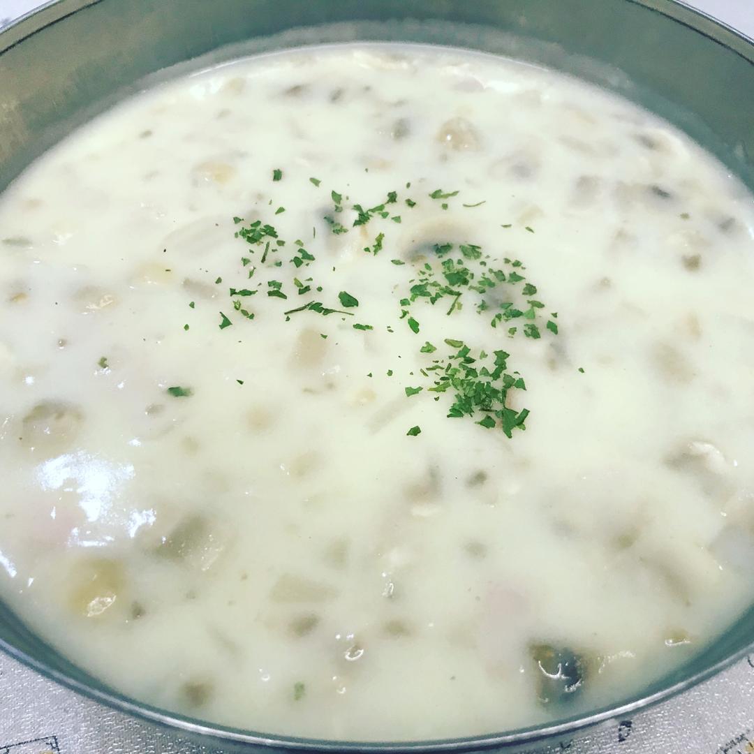 奶油鸡茸蘑菇汤（必胜客同款）