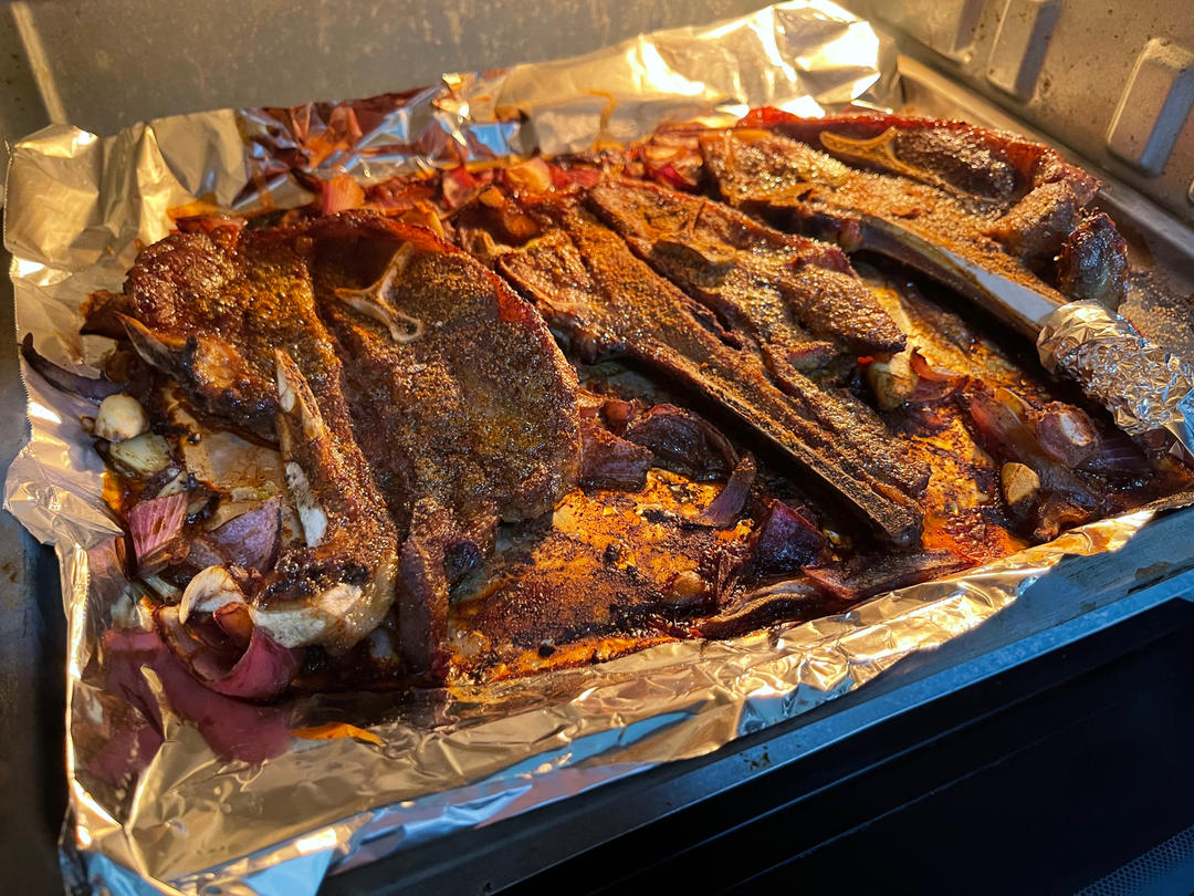 超好吃的烤羊排烤箱版