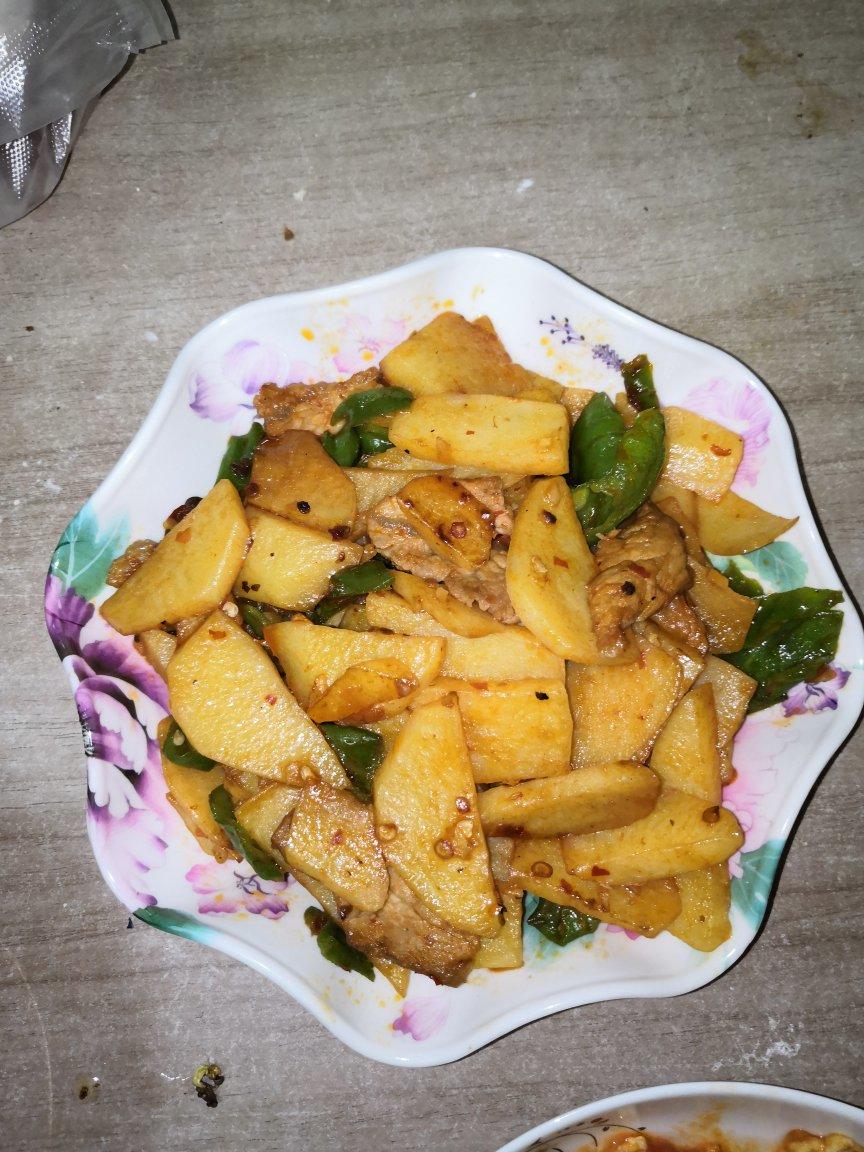 家常炒土豆片