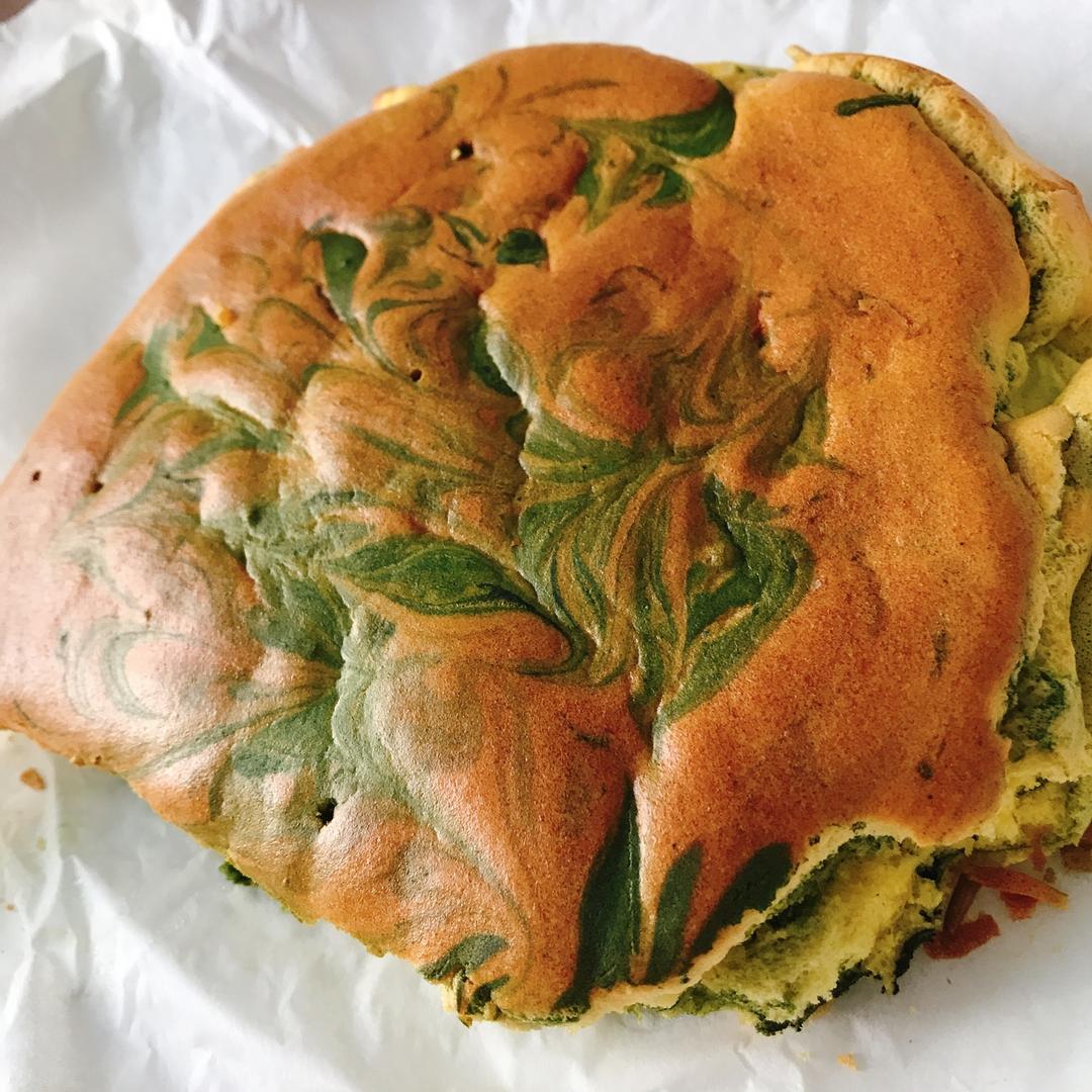 云石糯米戚风（抹茶戚风）