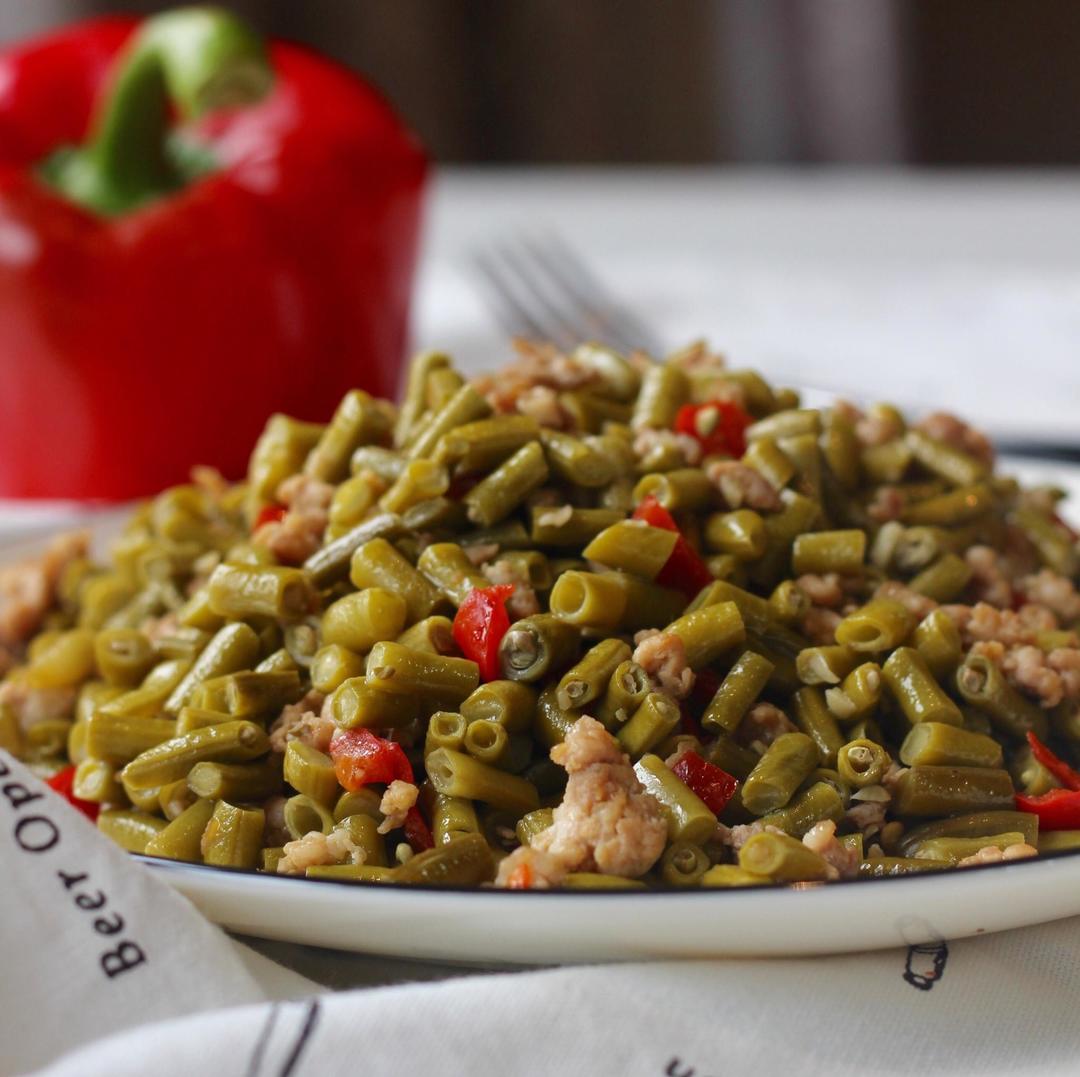 【仫佬族】肉末酸豆角