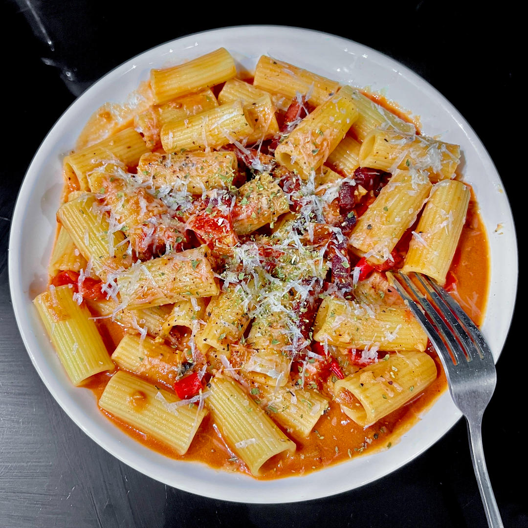 培根番茄意大利面