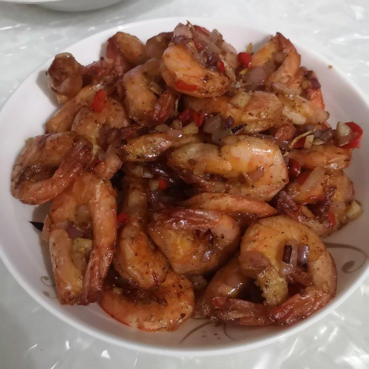 🔥好吃到连壳都舍不得吐的椒盐虾❗️