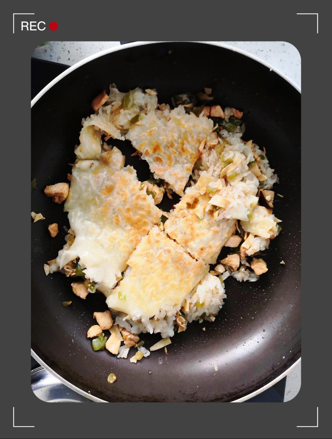 不用去武汉就能吃到的【武汉三鲜豆皮】