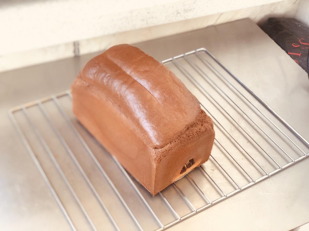 柔软的黑钻吐司🍞可可蛋糕夹牛奶吐司 一箭双雕的美味