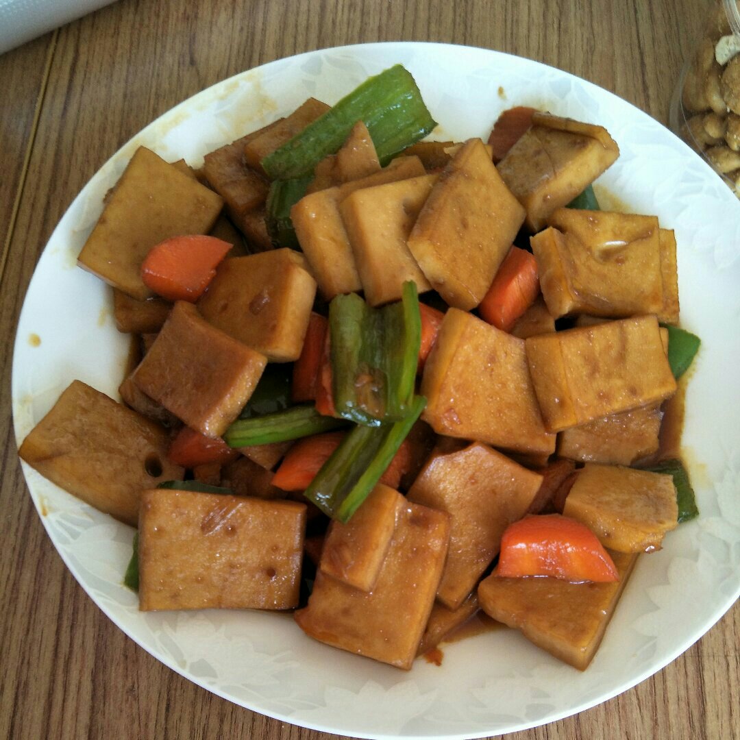 红烧千页豆腐