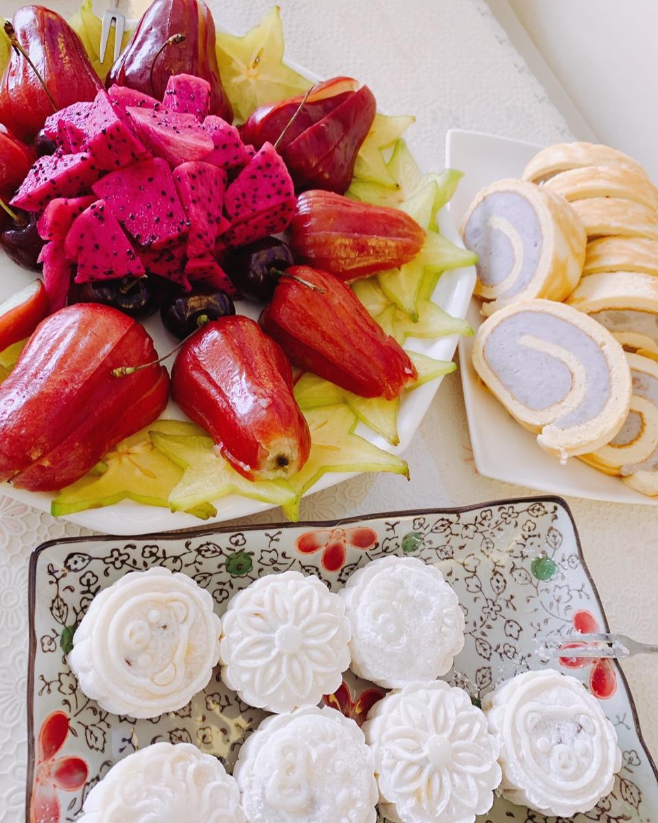 台湾芋泥蛋糕卷