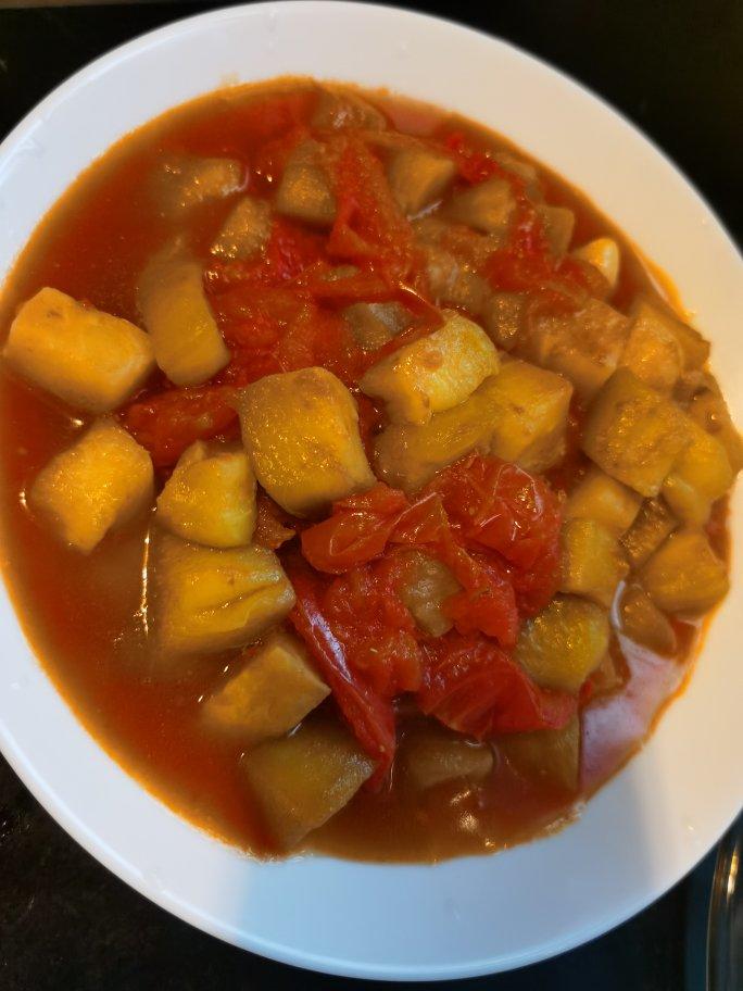 茄子炒西红柿