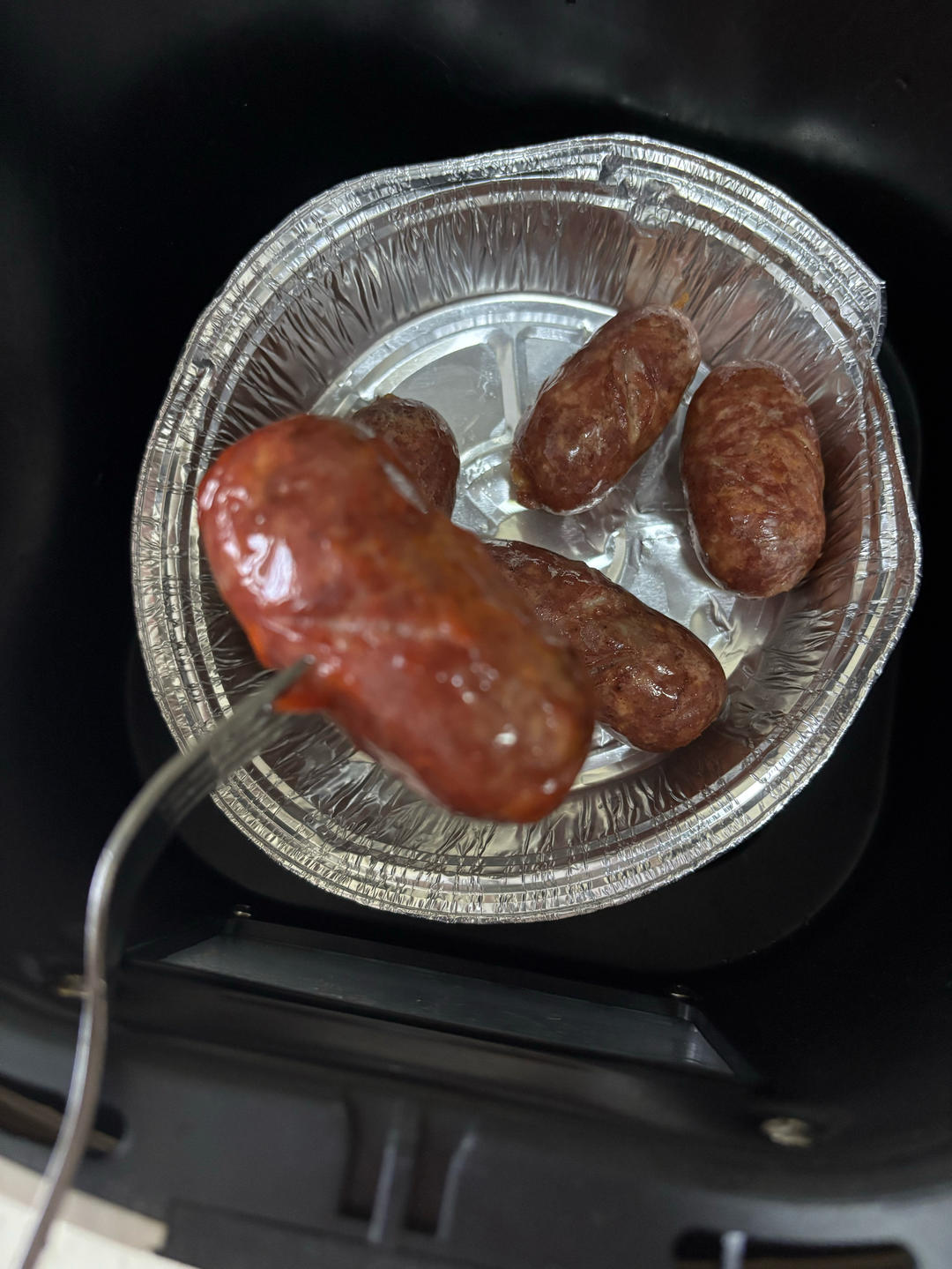 烤肠（自制脆皮肠，黑胡椒口味）