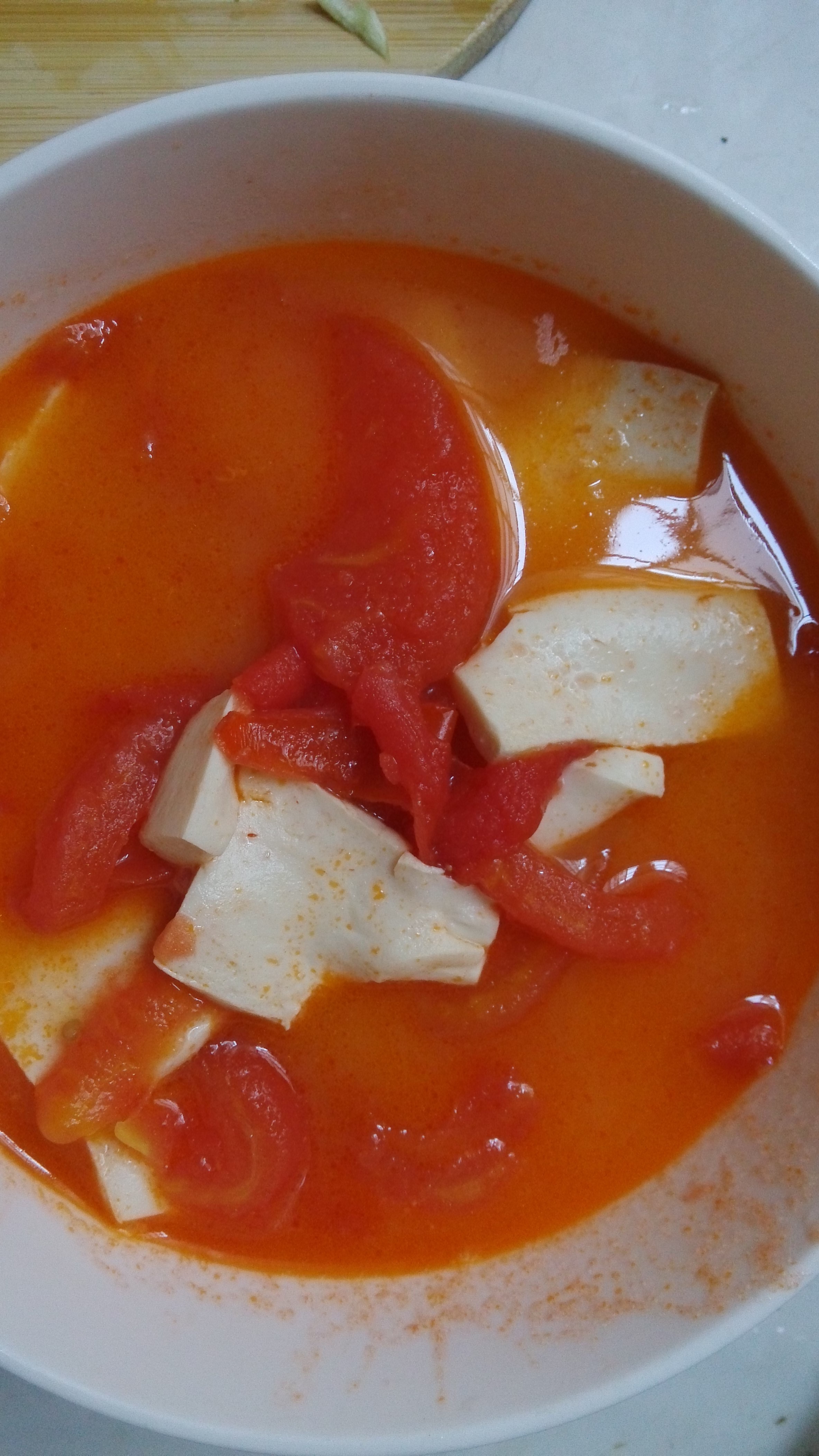 番茄豆腐汤