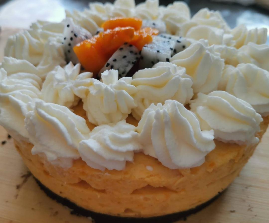 《Tinrry下午茶》教你做芒果流心慕斯（6寸配方）