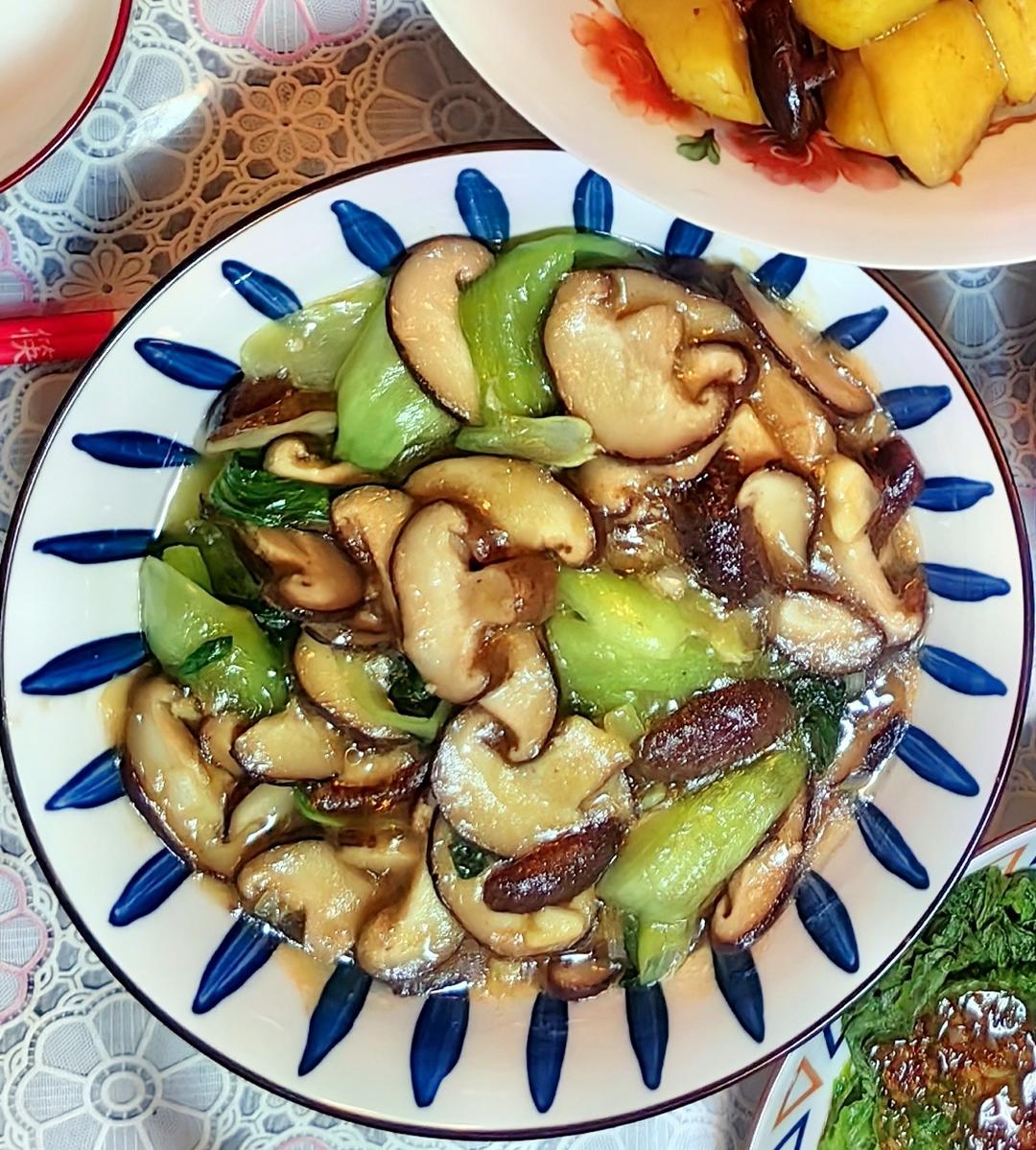 蚝油香菇小油菜