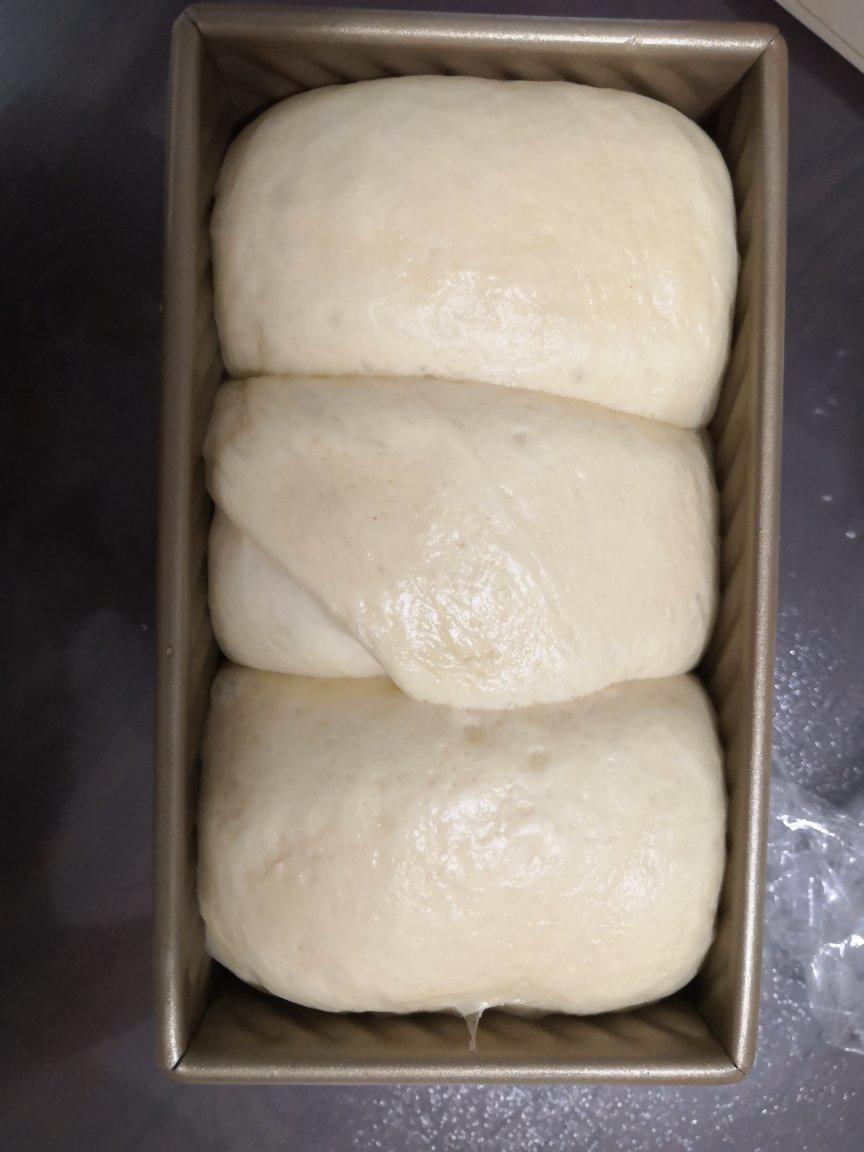超软拉丝牛奶吐司🍞一次发酵
