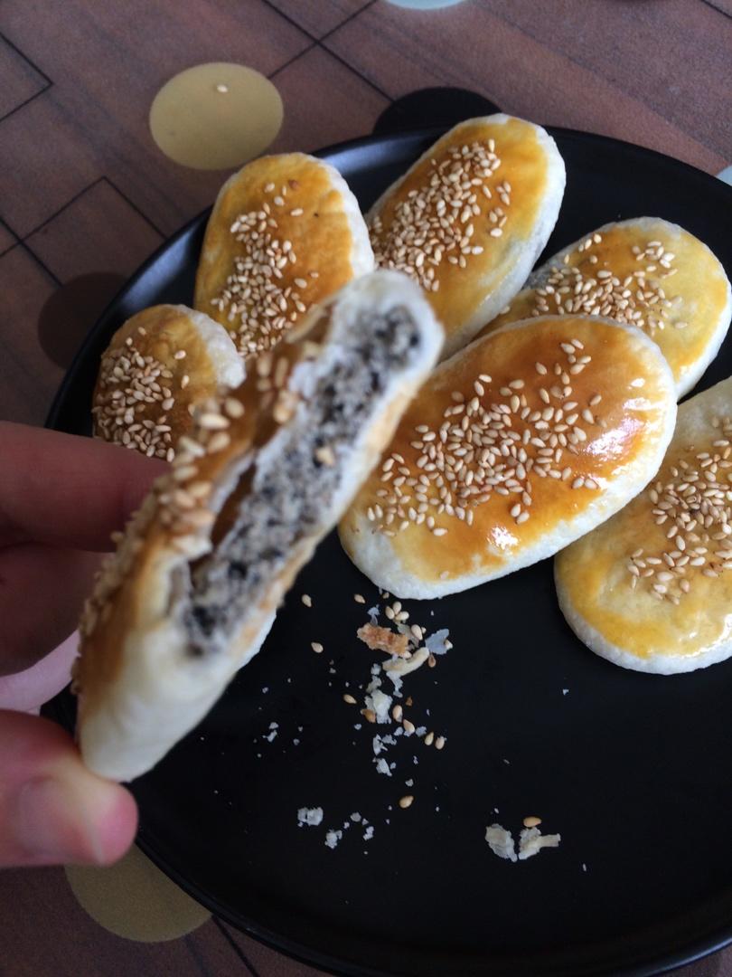 芝麻椒盐牛舌饼（北京小吃）