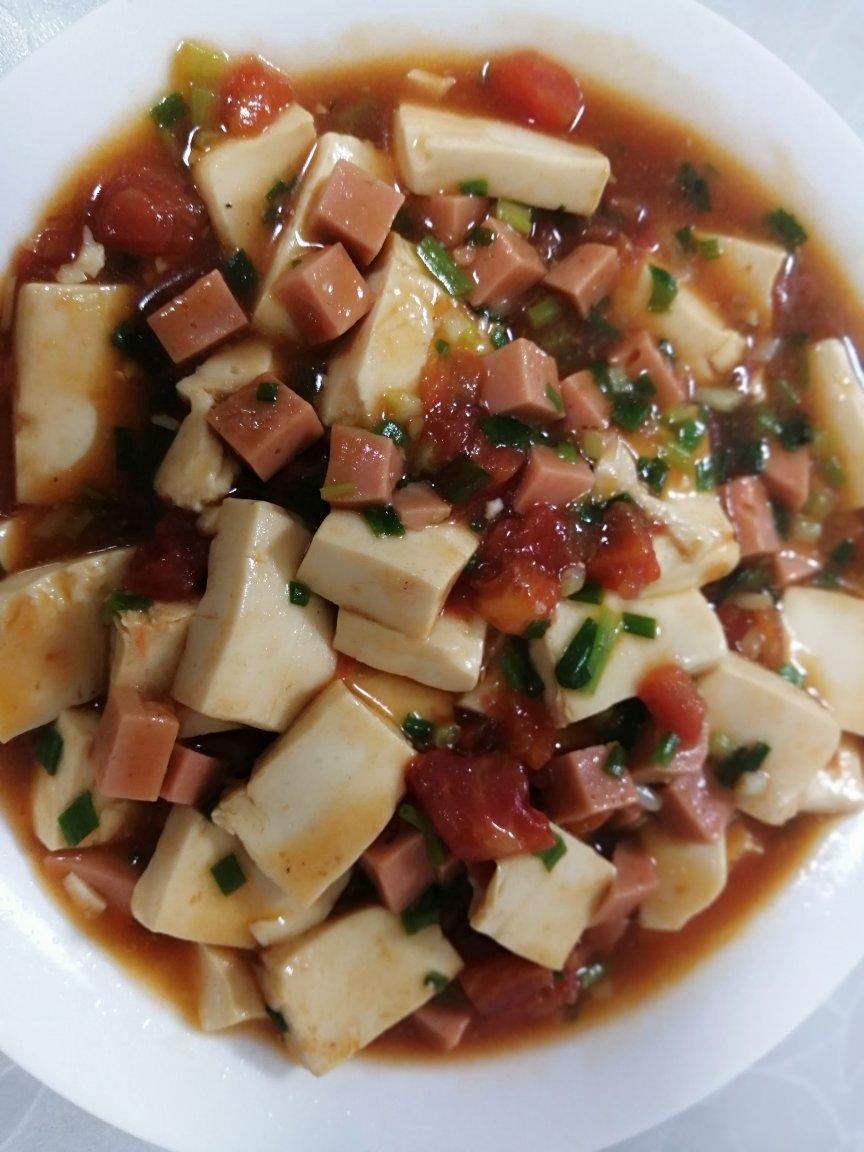 茄汁嫩豆腐