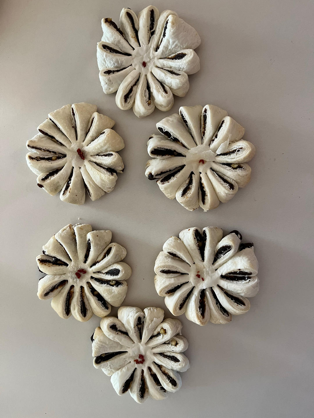 枣花酥，枣泥菊花酥