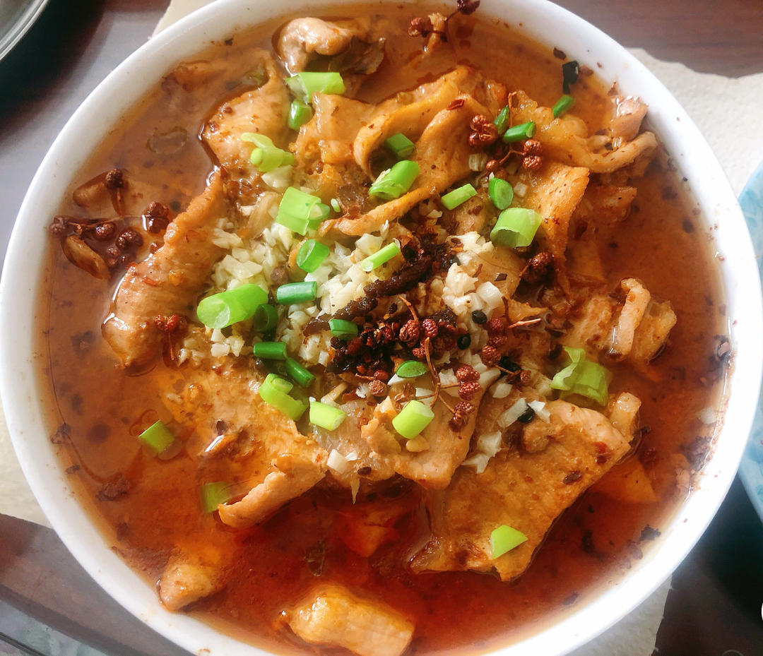 堂妈小厨——水煮肉片