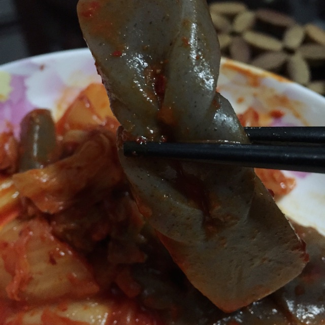 泡菜炒魔芋丝