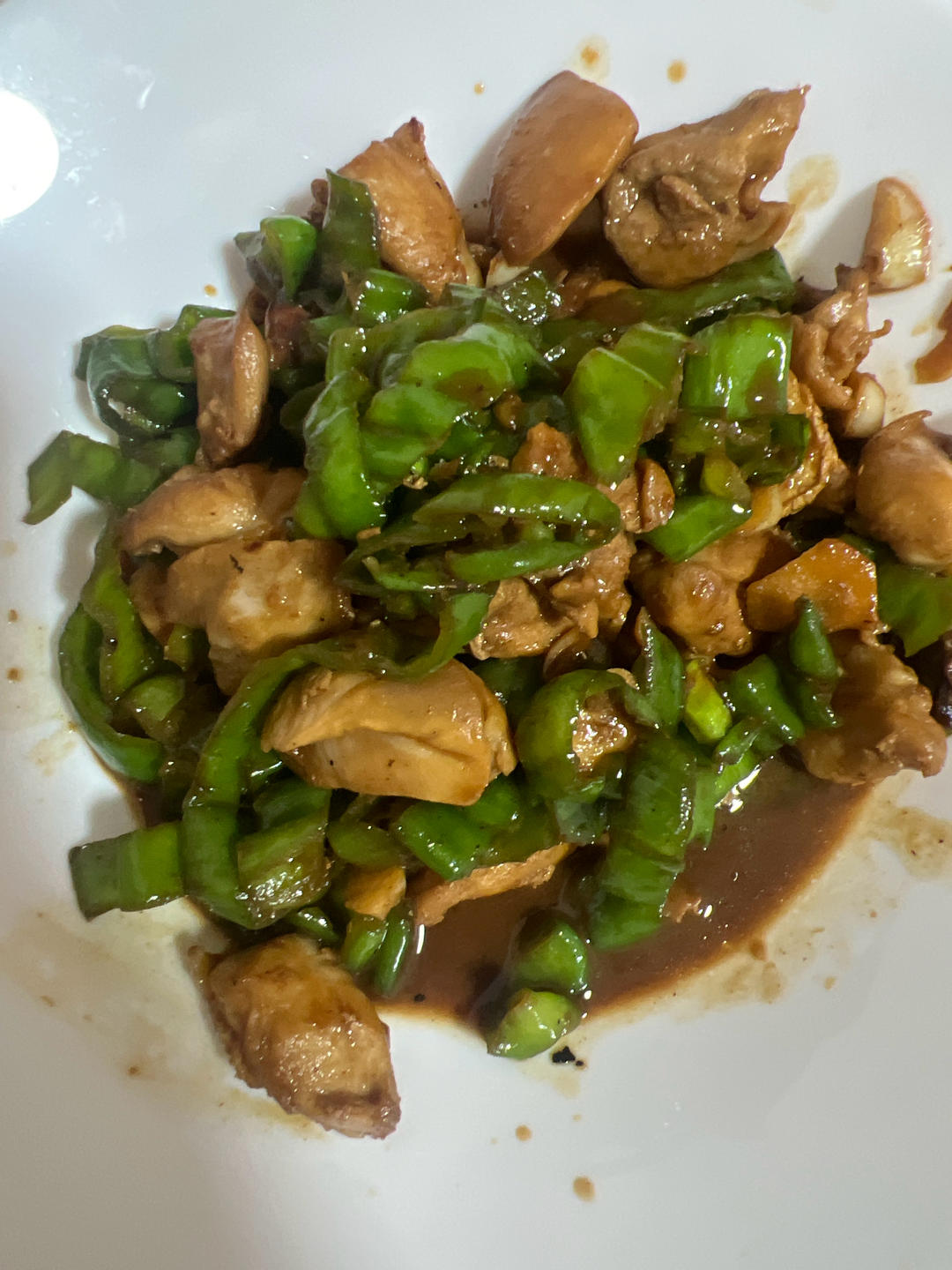 青椒炒鸡腿
